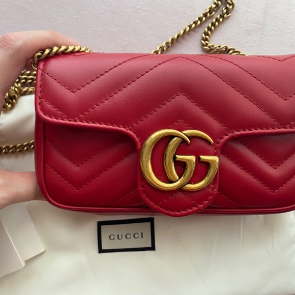 Gucci Marmont matelass leather super mini bag - Picture 8 of 8